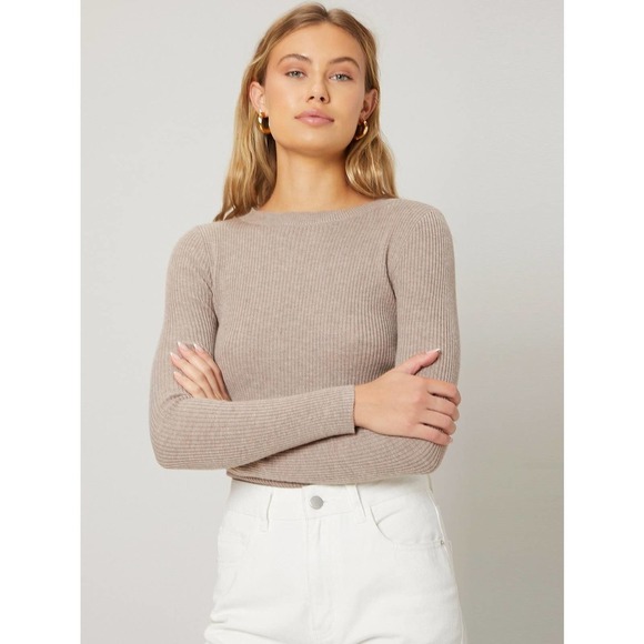 RECYCLED POLYESTER SLIM SWEATER business casual workwear black - Picture 9 of 13